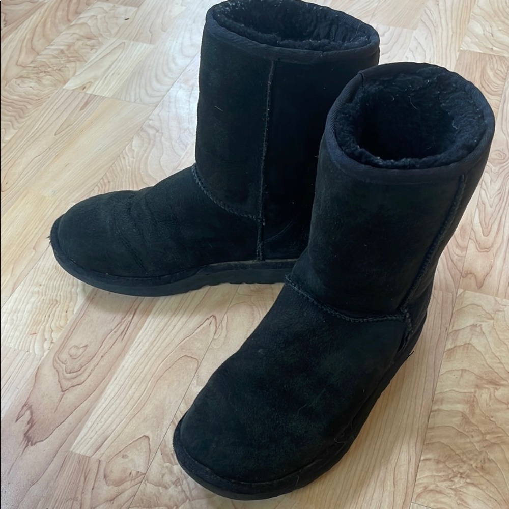 Black UGG boots